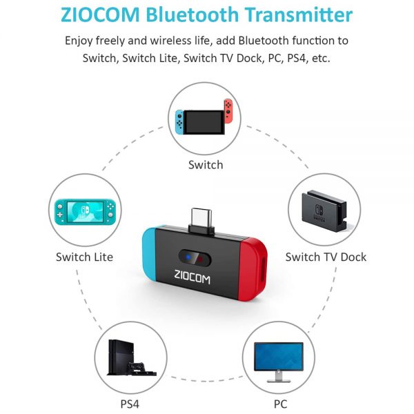 Ziocom Bluetooth Adapter Transmitter